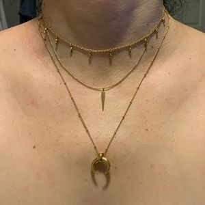 3 Missoma necklaces bundle